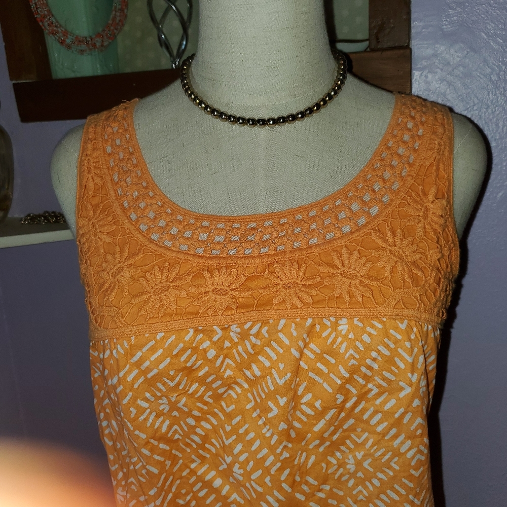 Crocheted tank
